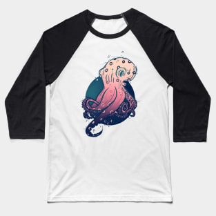 Pink octopus Baseball T-Shirt